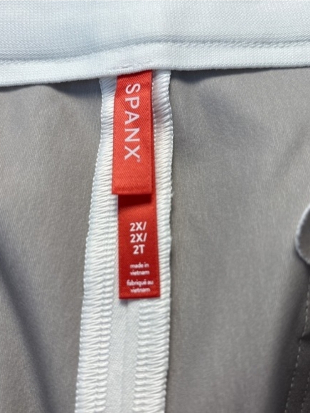 Spanx 2x High-Waist Wide-Leg Cropped Capri White Pants - Picture 5 of 9